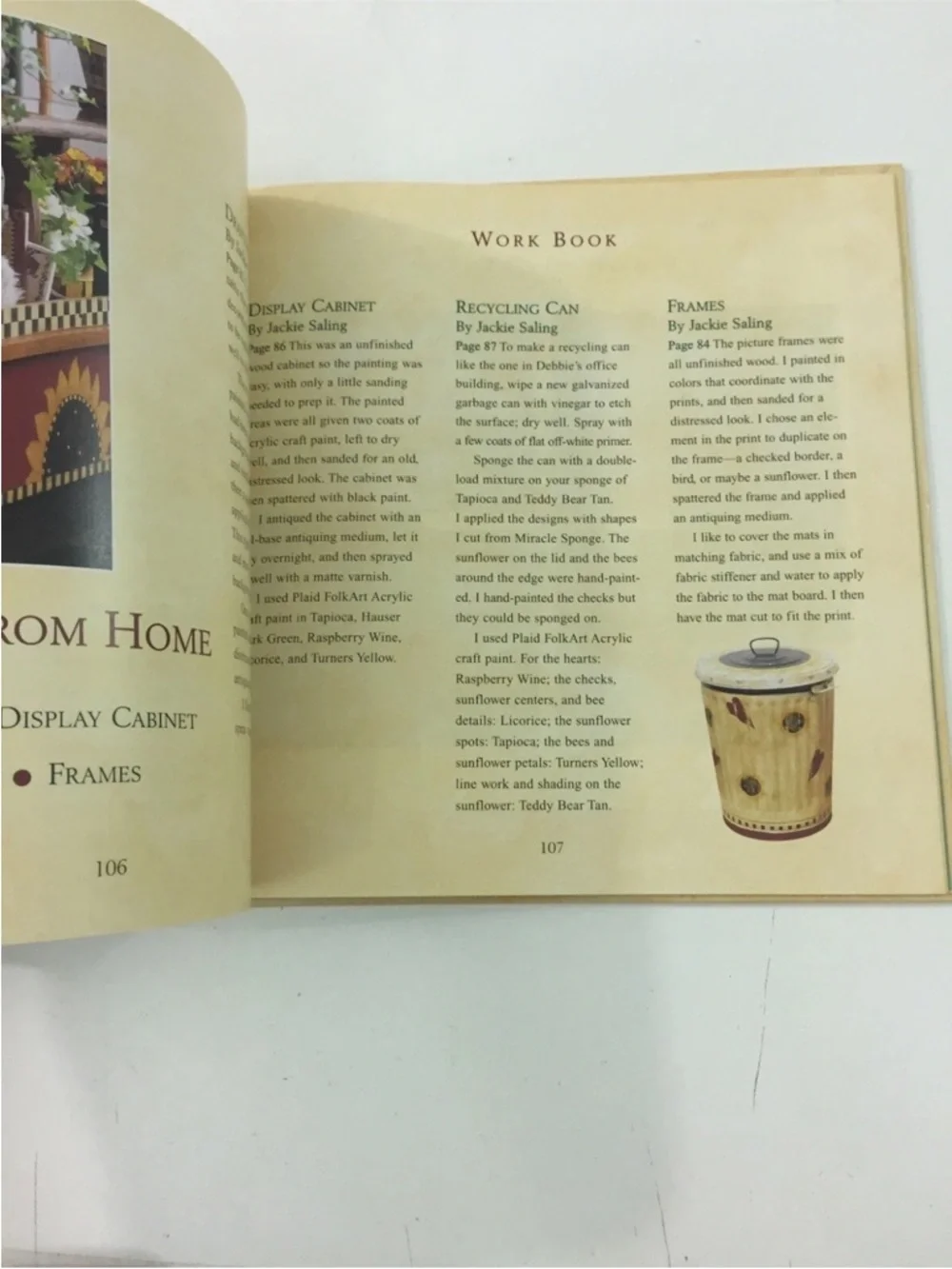 Welcome Home Debbie Mumm*Pastimes Design*Decorating*Teqniques - Crafts Book. EUC